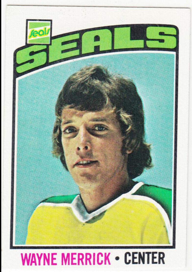 Wayne Merrick #18 Hockey Cards 1976 Topps