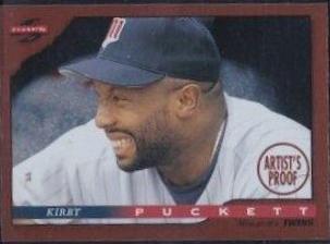 Kirby Puckett #45 1996 Score Dugout Collection Baseball