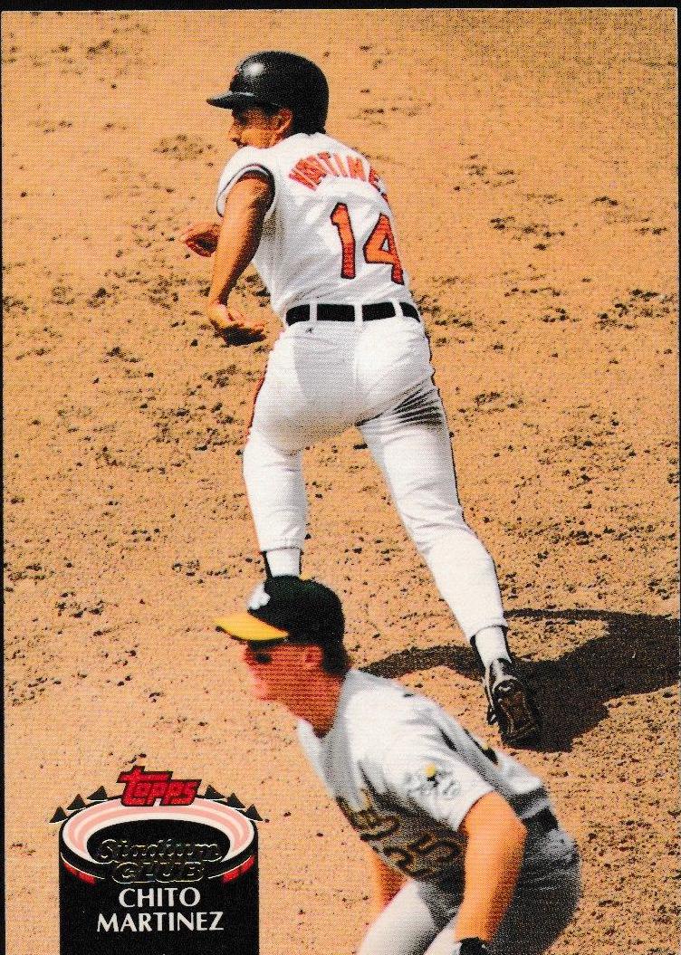 Chito Martinez #438 #438 Baseball Cards 1992 Stadium Club