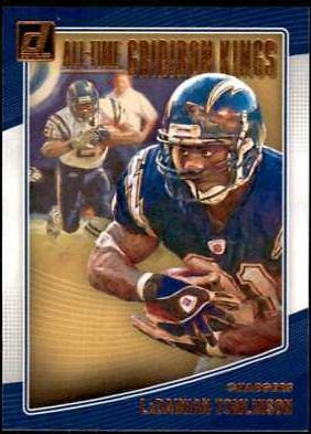 LaDainian Tomlinson Football Cards 2018 Donruss All-Time Gridiron Kings