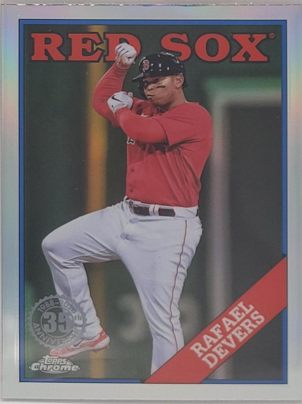 Rafael Devers #88CU-12 Baseball Cards 2023 Topps Chrome Update 1988