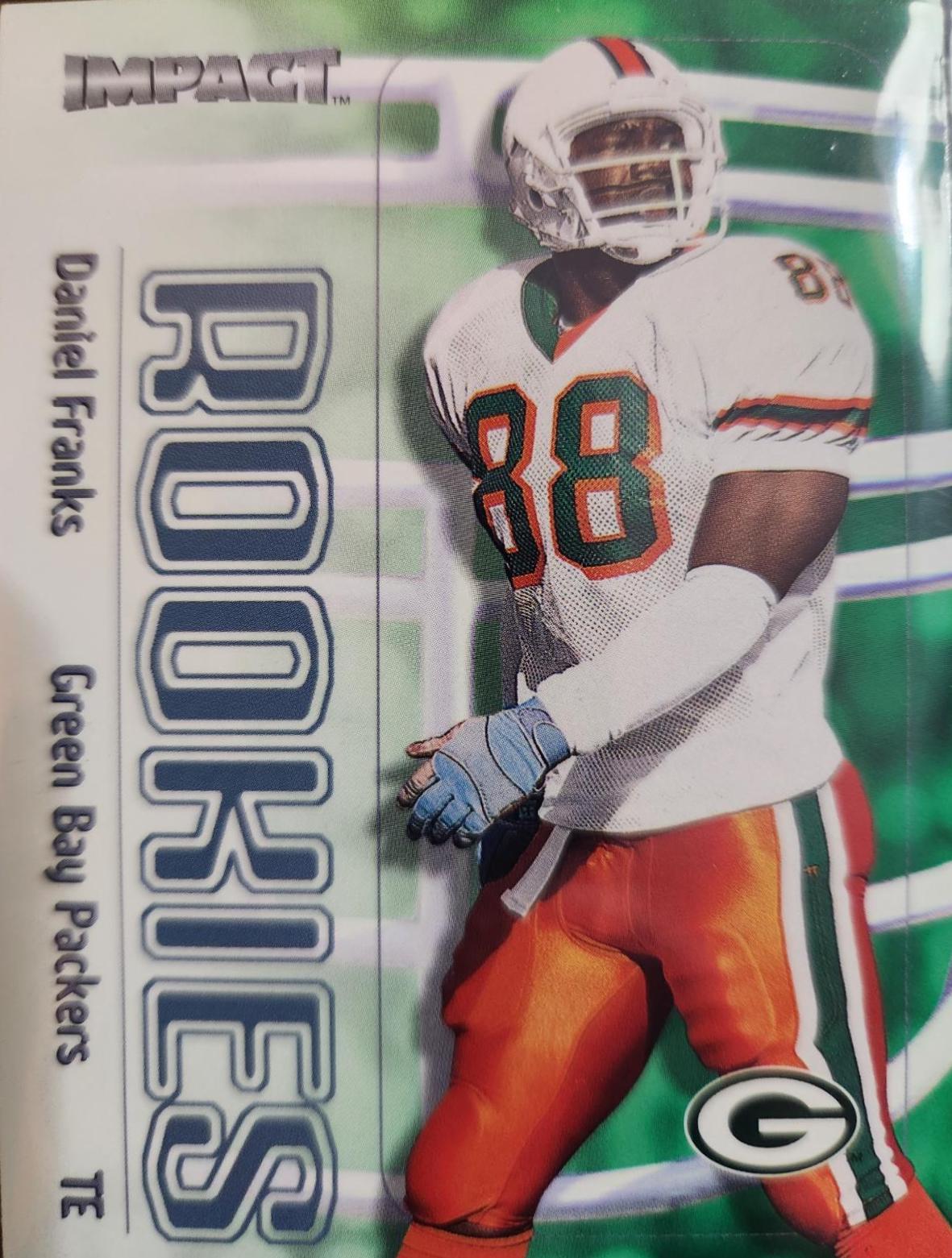 Daniel Franks #167 Football Cards 2000 Skybox Impact