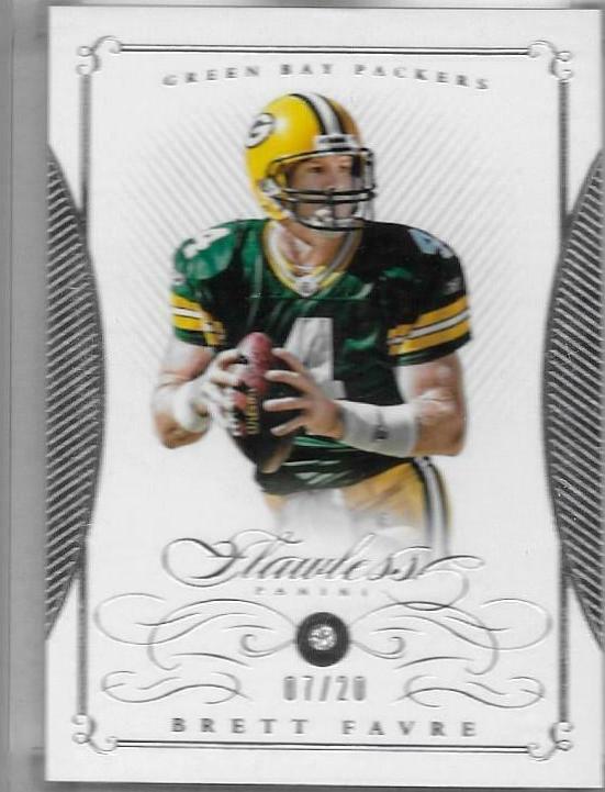 Brett Favre #60 Football Cards 2015 Panini Flawless