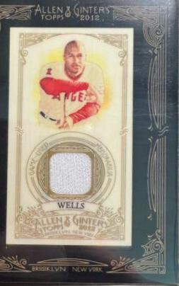 Vernon Wells #AGR-VW Baseball Cards 2012 Topps Allen & Ginter Relics