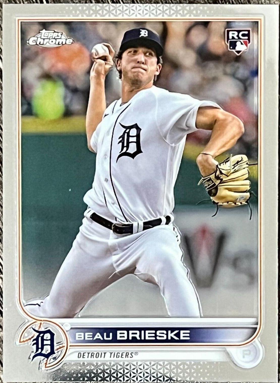 Beau Brieske #USC147 Baseball Cards 2022 Topps Chrome Update