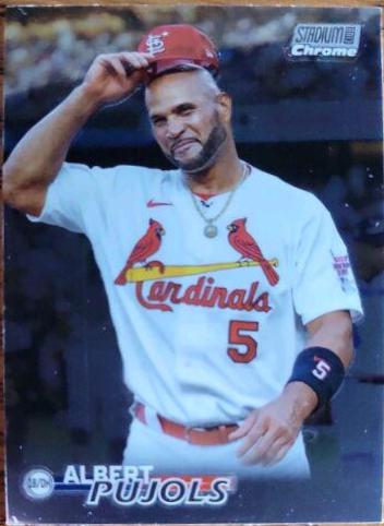 Albert Pujols [Chrome Refractor] #69