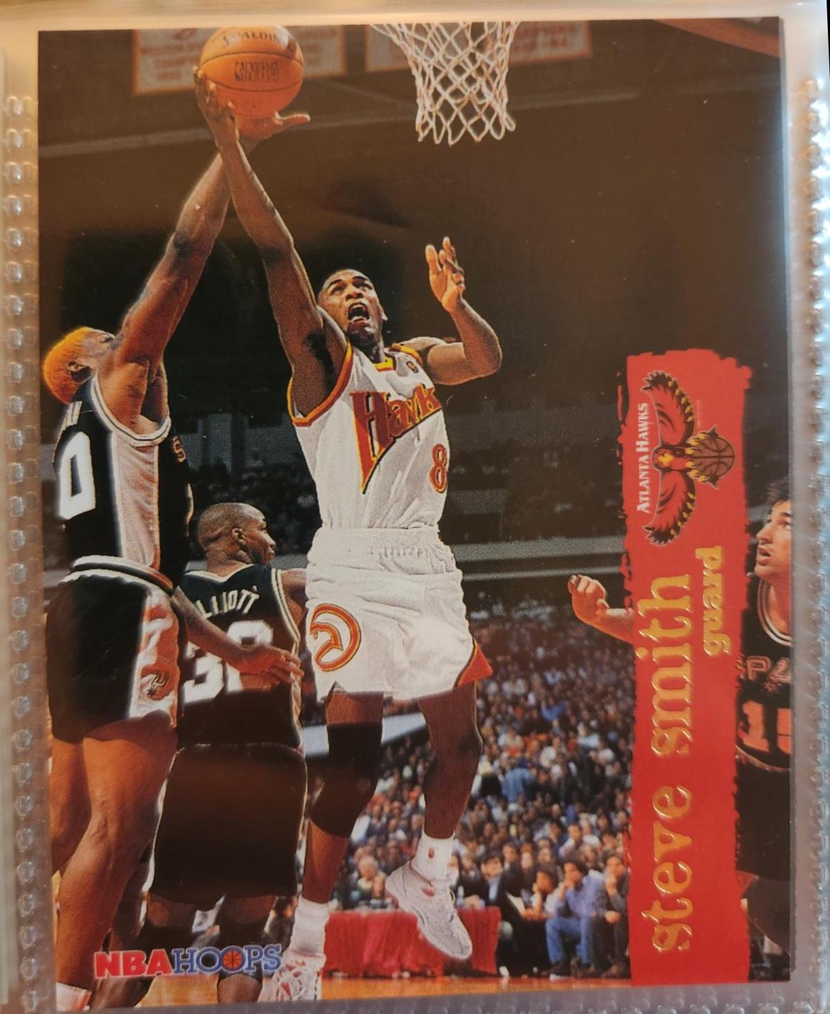 Steve Smith #7 Basketball Cards 1995 Hoops