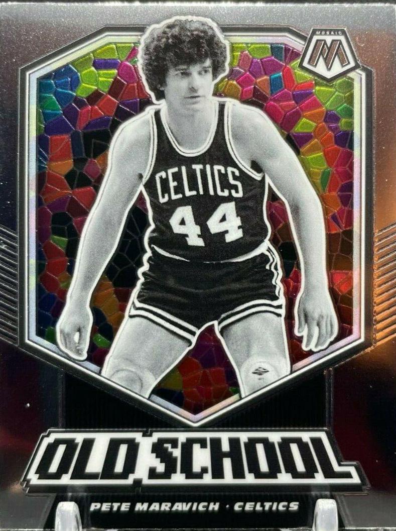 Pete Maravich #17 Basketball Cards 2019 Panini Mosaic Old School