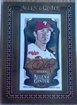 Chase Utley [Black Frame] #MA-CU
