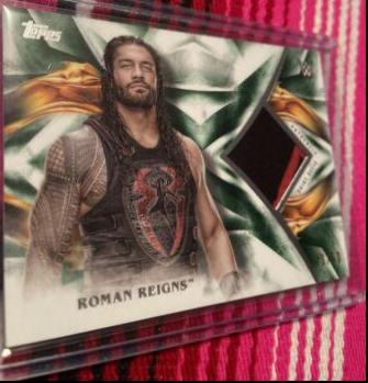 Roman Reigns #UR-RR Wrestling Cards 2019 Topps WWE Undisputed Relic
