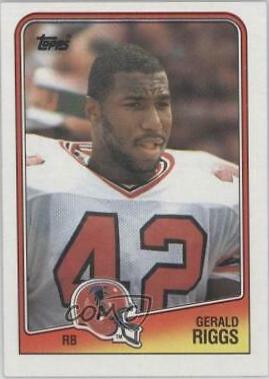 Gerald Riggs #385 Football Cards 1988 Topps