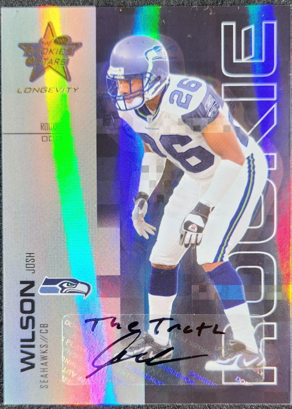 Josh Wilson #159 2007 Leaf Rookies & Stars Football