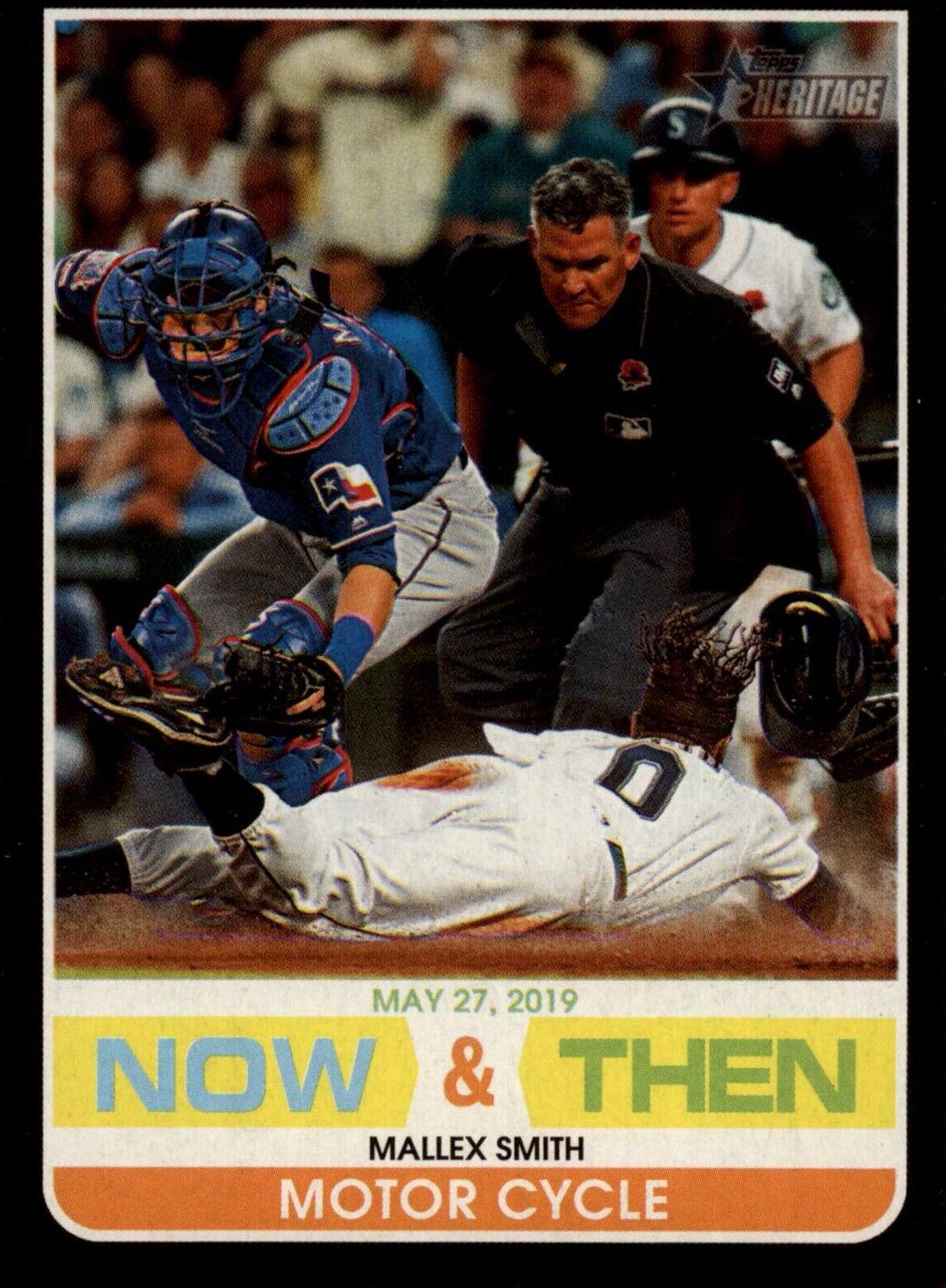 Mallex Smith #NT-12 Baseball Cards 2020 Topps Heritage Now & Then