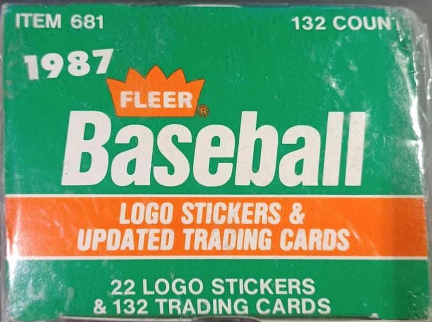 Factory Sealed Updated Trading Cards & Logo Stickers Set #N/A Baseball Cards 1987 Fleer Update
