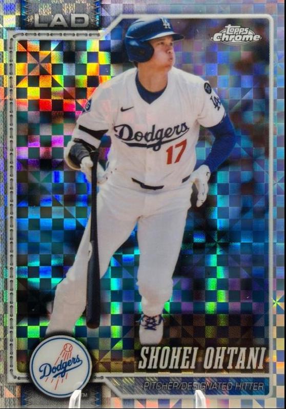 2026 Topps Chrome Shohei Ohtani [X-Fractor] #1 card