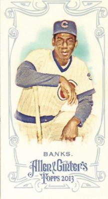 Ernie Banks [Mini Black Border] #25
