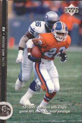 Glyn Milburn #52 1996 Upper Deck Football