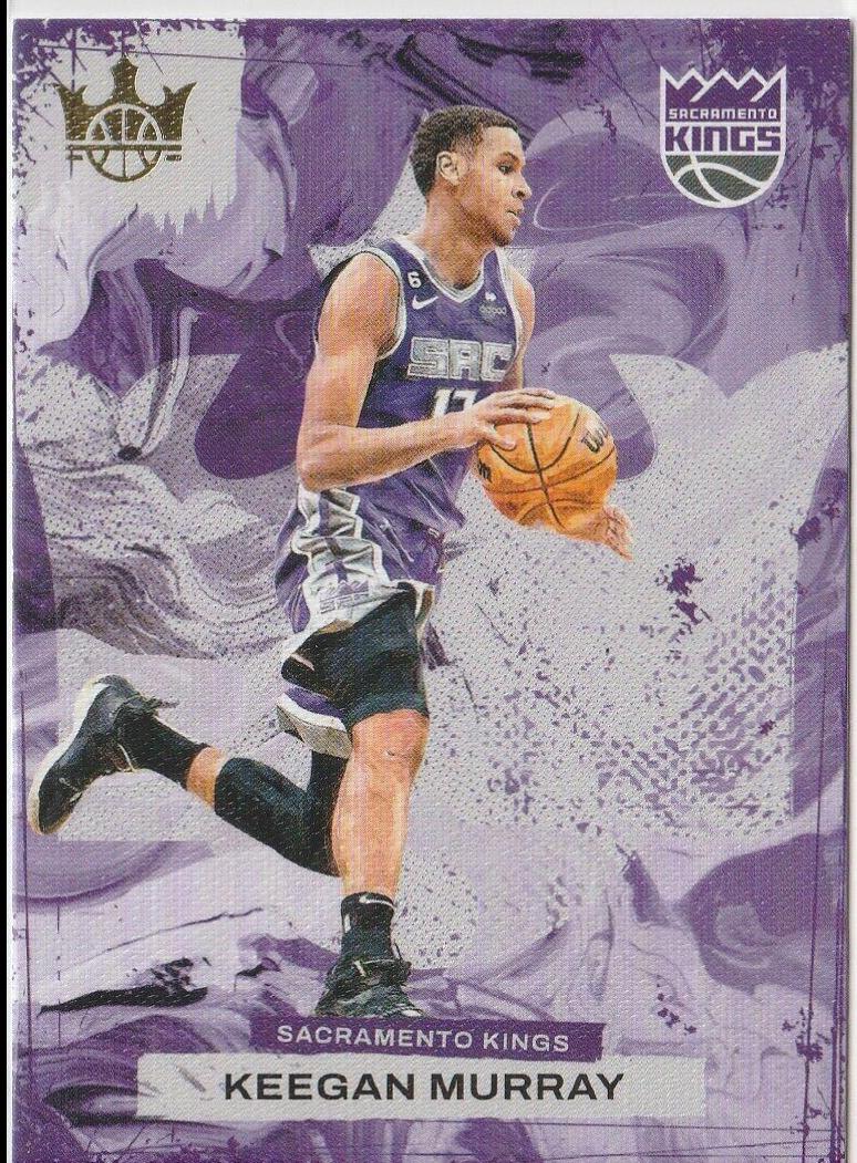 Keegan Murray #5 Basketball Cards 2023 Panini Court Kings