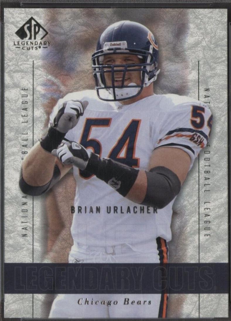Brian Urlacher #61 2002 Sp Legendary Cuts Football