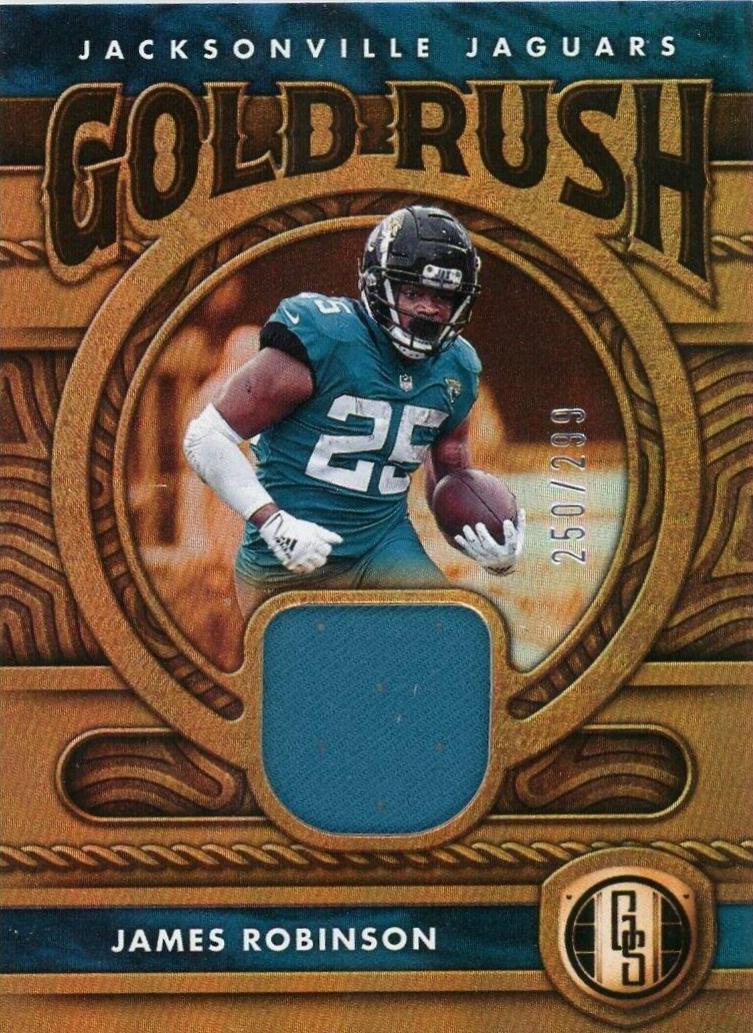 James Robinson #GR-JRO Football Cards 2022 Panini Gold Standard Rush