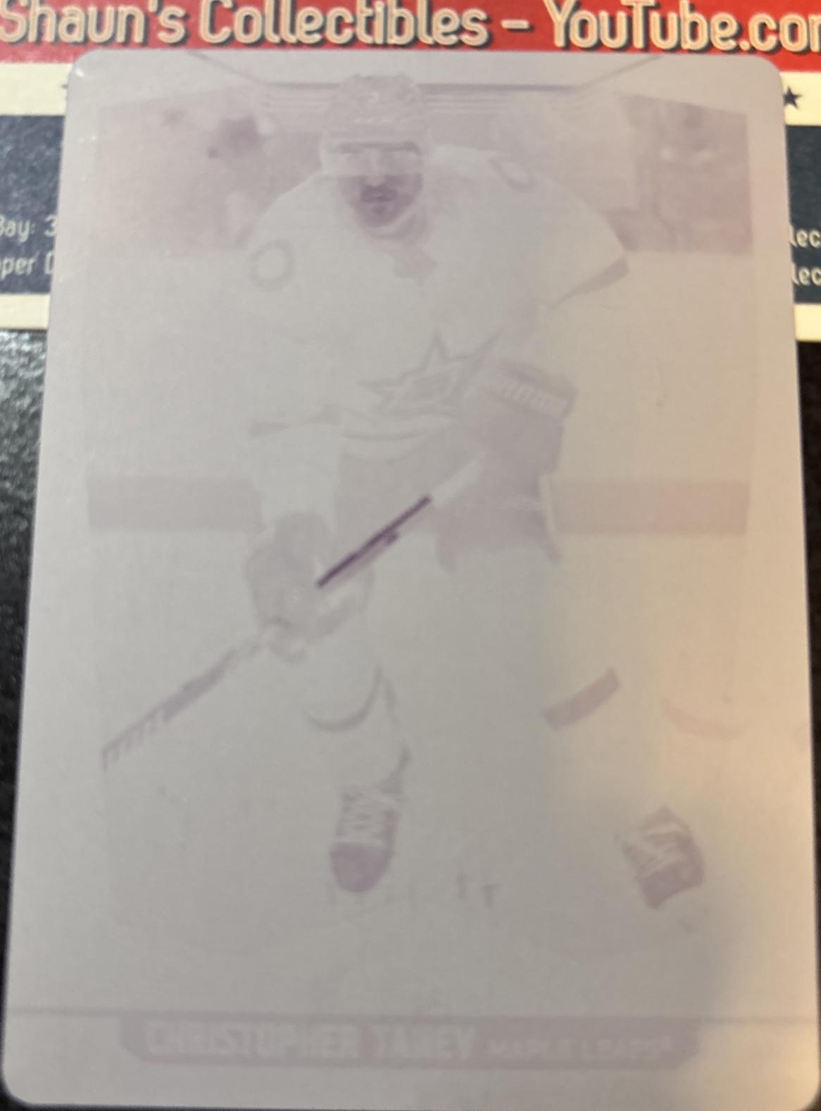 Christopher Tanev [Printing Plate] #481