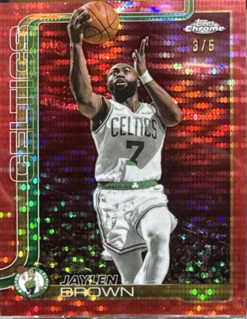 Jaylen Brown [Red Basketball Refractor] #51 Prices | 2025 Topps