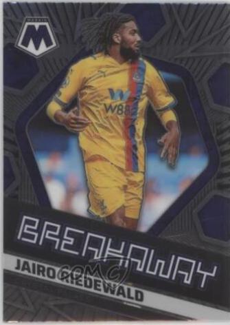 Jairo Riedewald #25 Soccer Cards 2021 Panini Mosaic Premier League Breakaway