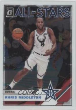 Khris Middleton #6 Basketball Cards 2019 Panini Donruss Optic All-Stars