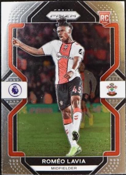 Romeo Lavia #211 Soccer Cards 2022 Panini Prizm Premier League