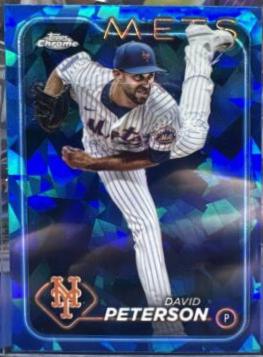 David Peterson #USCS104 Baseball Cards 2024 Topps Chrome Sapphire Update
