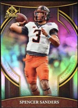 Spencer Sanders #BI-15 Football Cards 2022 Bowman Chrome University Invicta