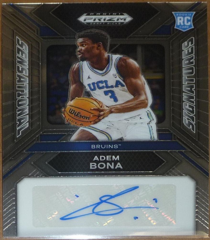 Adem Bona #SS-ABN Basketball Cards 2024 Prizm Draft Picks Sensational Signatures