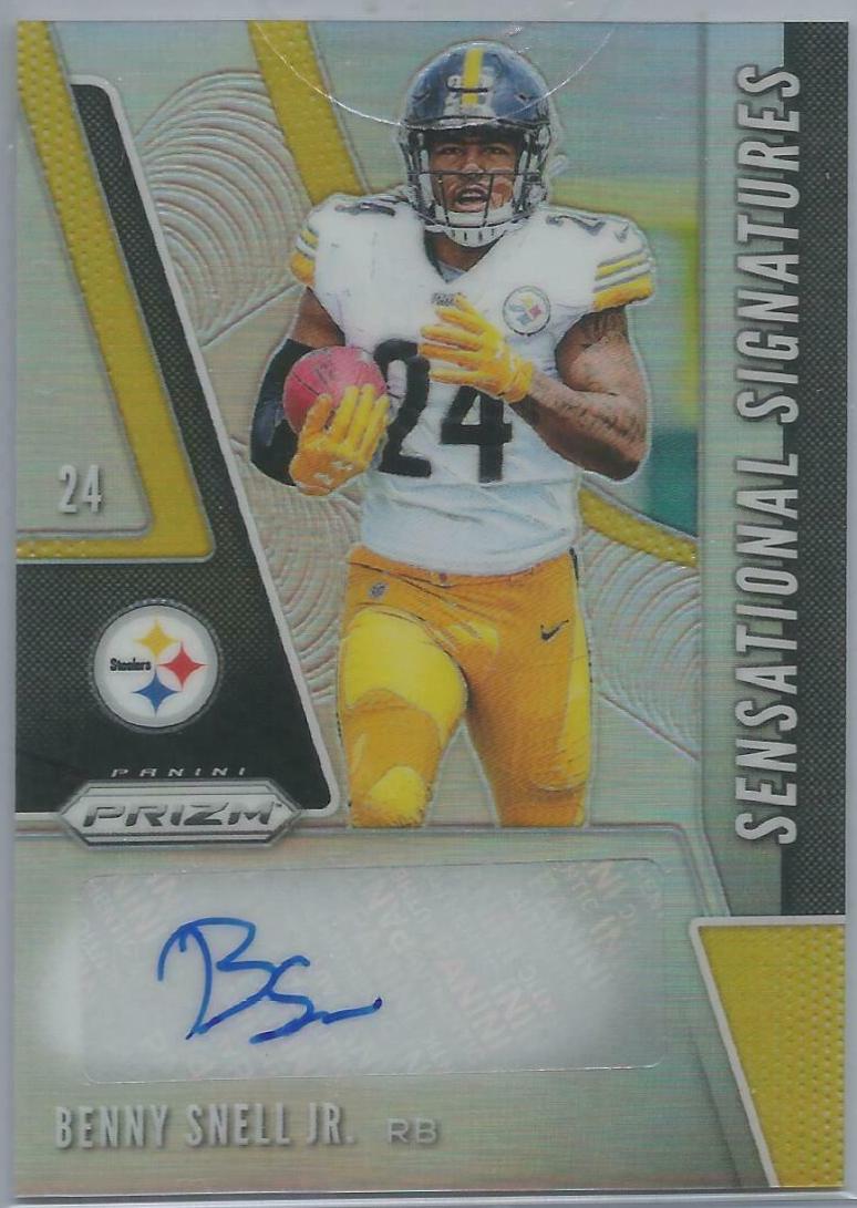 Benny Snell Jr. #SE-BES Football Cards 2019 Panini Prizm Sensational Signatures