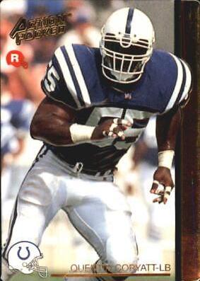 Quentin Coryatt #2 Football Cards 1992 Action Packed Rookie Update