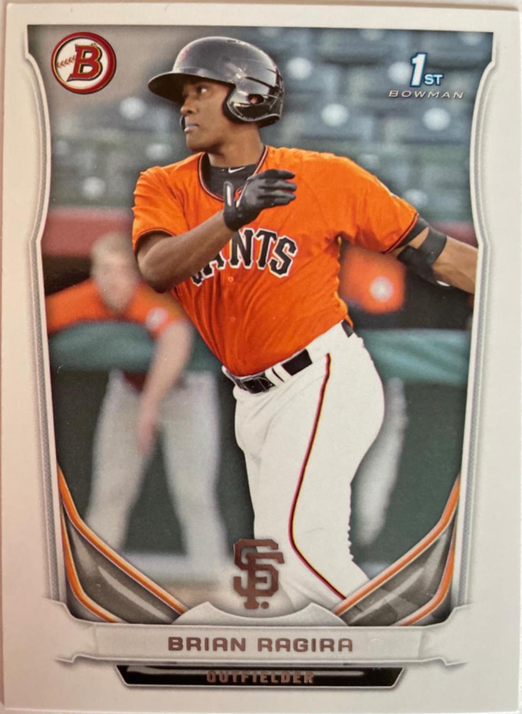 Brian Ragira #BP100 Baseball Cards 2014 Bowman Draft Picks Top Prospects