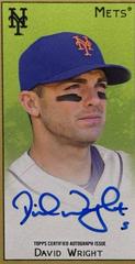 David Wright Baseball Cards 2025 Topps T205 Autograph Prices