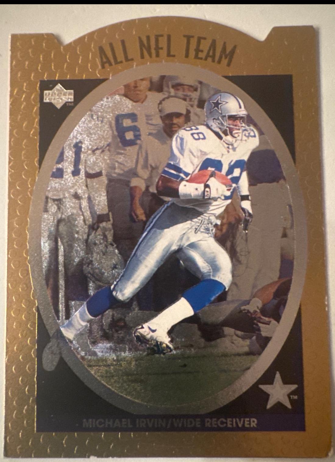 Michael Irvin #AN4 Football Cards 1996 Upper Deck Silver All NFL