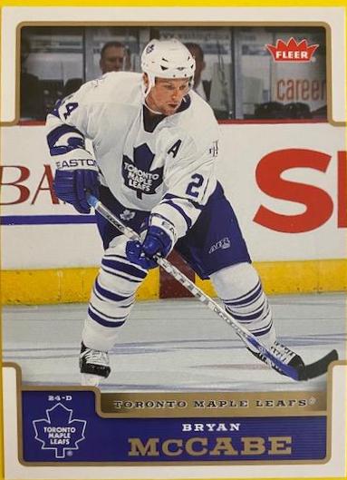 Bryan McCabe #182 Hockey Cards 2006 Fleer