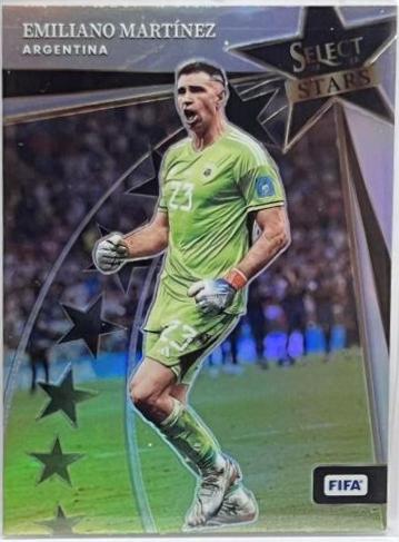 Emiliano Martinez #8 Soccer Cards 2022 Panini Select FIFA Stars