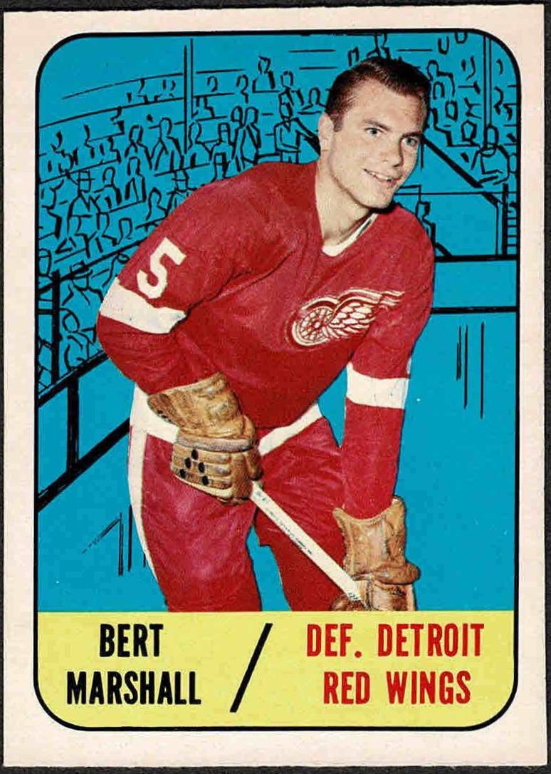Bert Marshall #45 Hockey Cards 1967 Topps