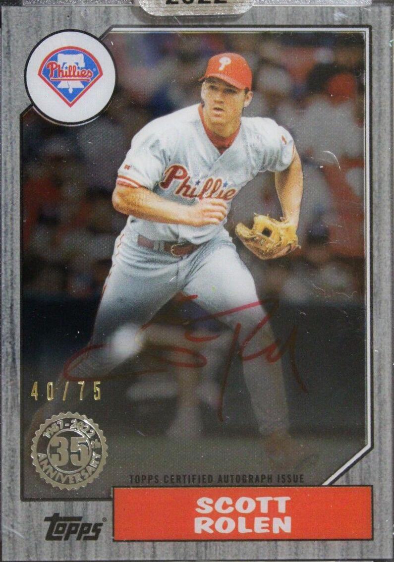 Scott Rolen [Black] #87TBA-SR