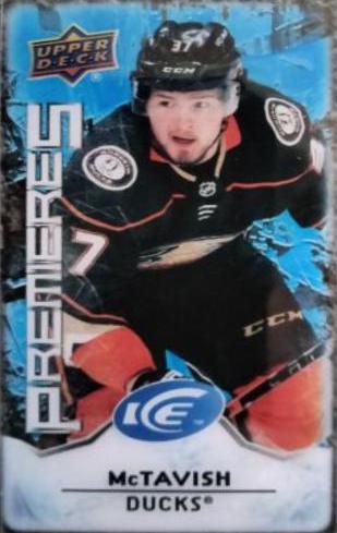 Mason McTavish #MI-18 Hockey Cards 2021 Upper Deck Ice Premieres Mini