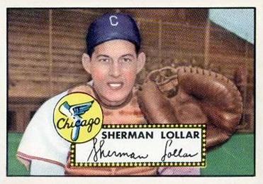 1952 Topps Sherman Lollar #117 card