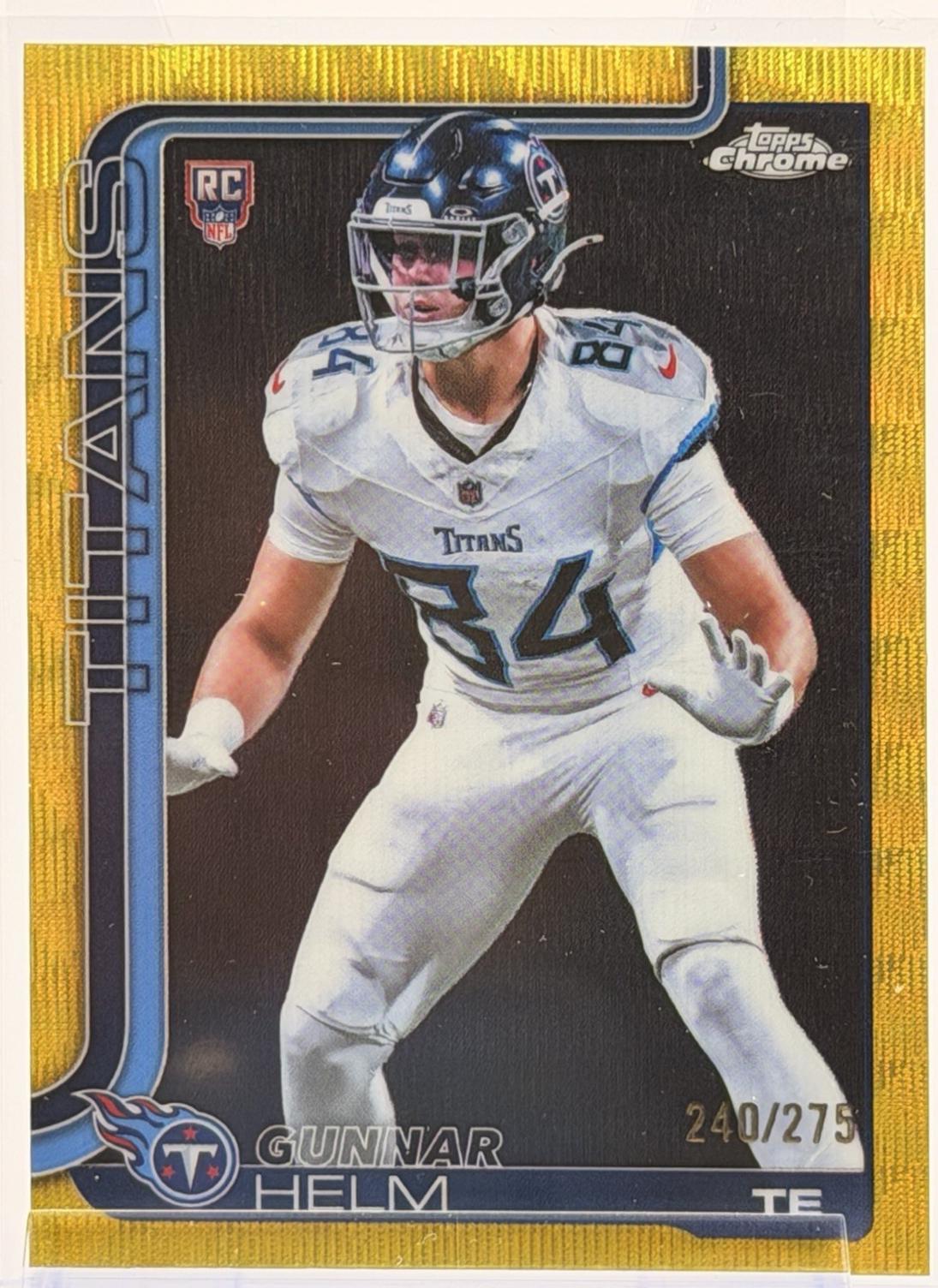 Gunnar Helm [Gold Wave Refractor] #305 Prices | 2025 Topps Chrome