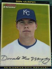 Don Murphy [Gold Refractor] #75 Baseball Cards 2002 Bowman Chrome Draft Picks Prices