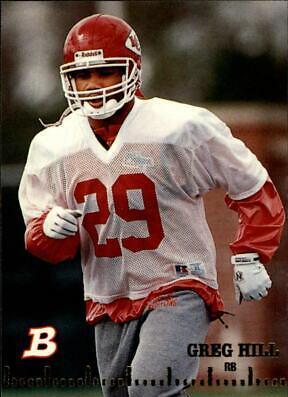 Greg Hill #23 Football Cards 1994 Bowman