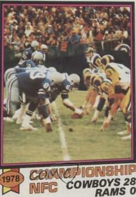 NFC Championship #167 Football Cards 1979 Topps