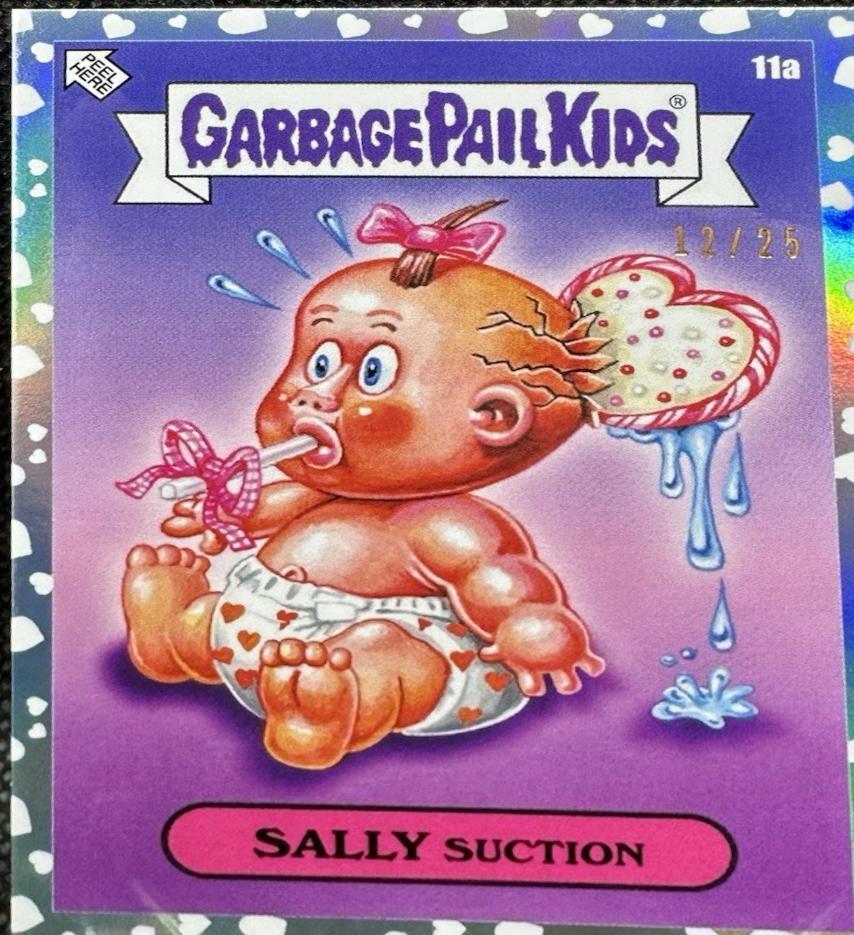 SALLY Suction [Baby Blue Hearts Foil] #11A
