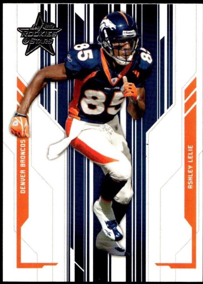 Ashley Lelie #28 Football Cards 2005 Leaf Rookies & Stars