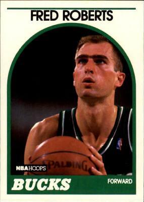 Fred Roberts #136 Basketball Cards 1989 Hoops